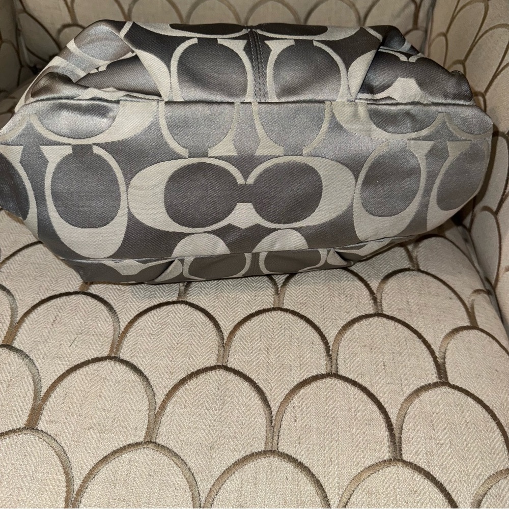 Coach Brooke Sateen Signature Shoulder Bag L1176- F17183 - Picture 7 of 16